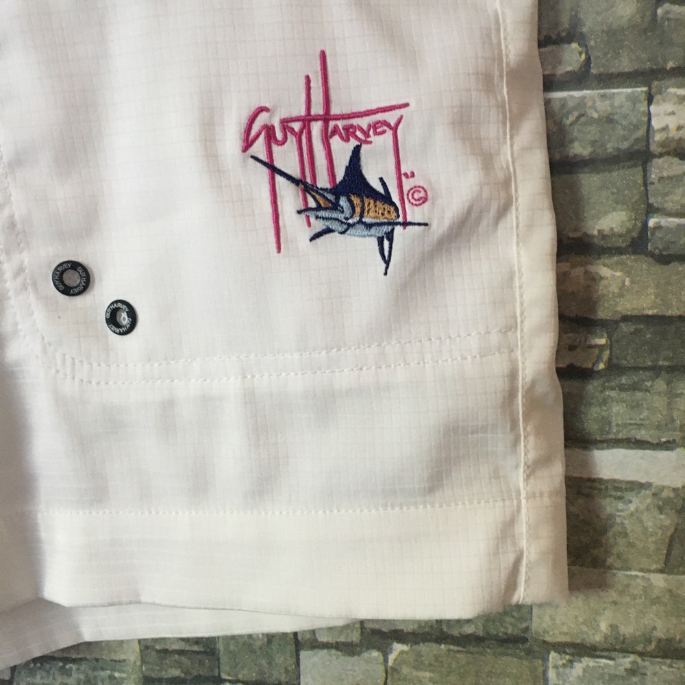 Guy Harvey white board shorts